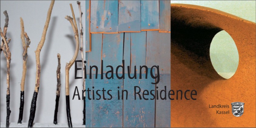 Einladung zur Ausstellung Artists in Residence in Kassel