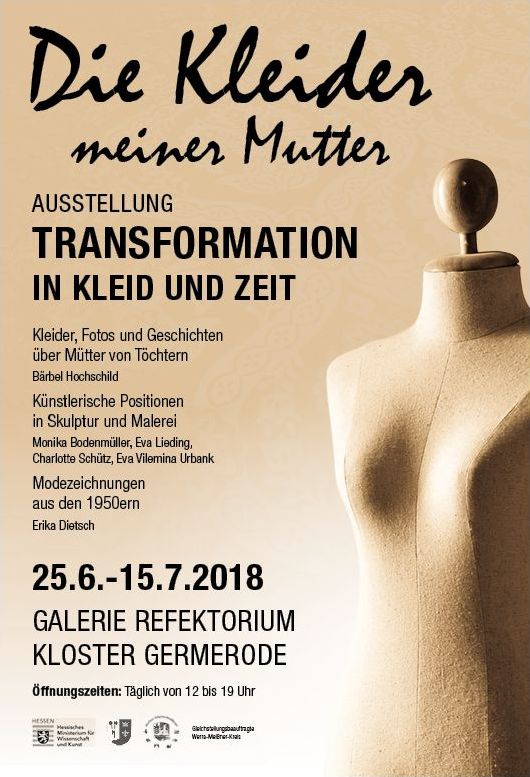 Einladung zur Ausstellung Kleider meiner Mutter, Germerode