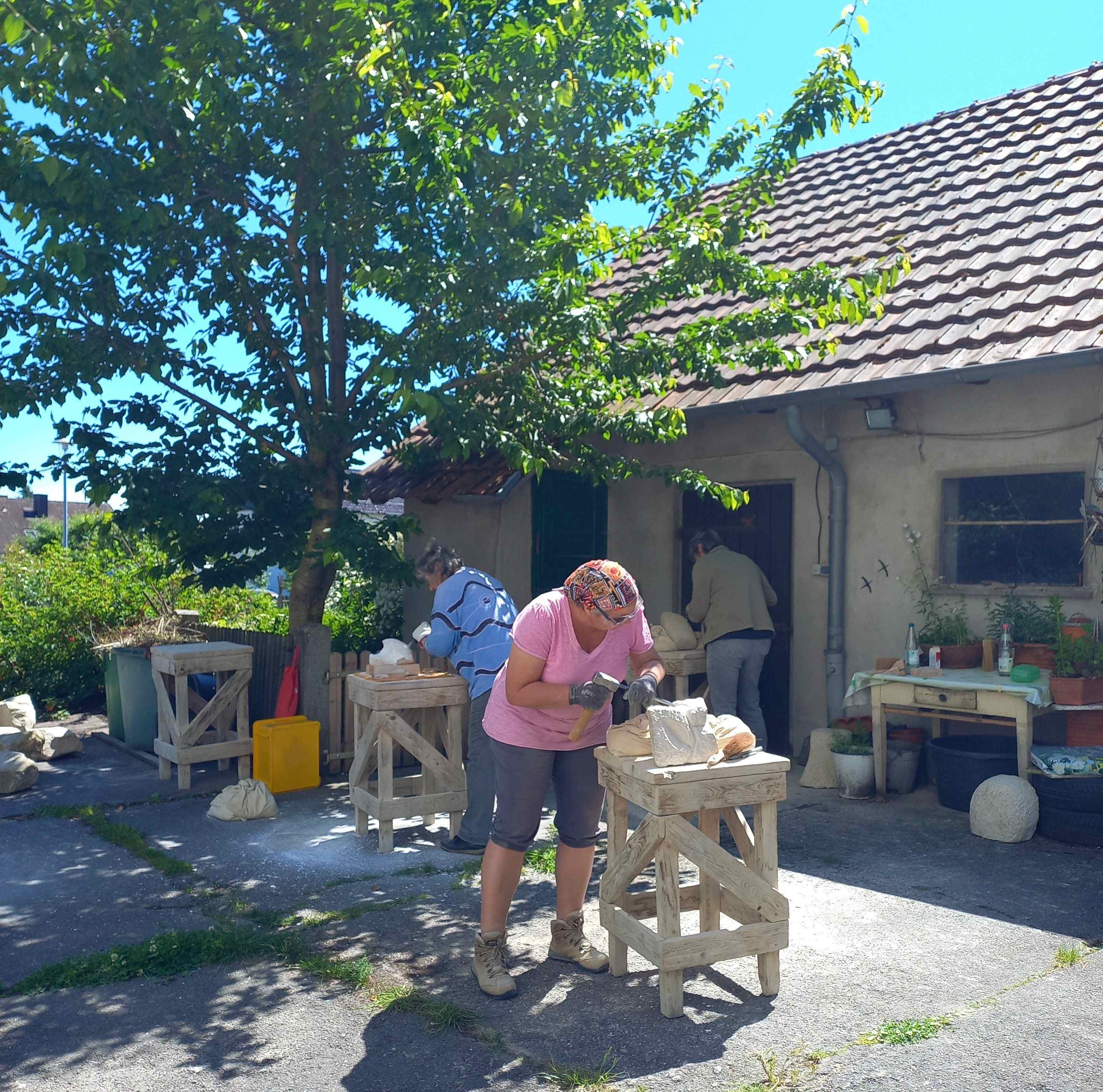 Bildhauerei in Germerode 2025 